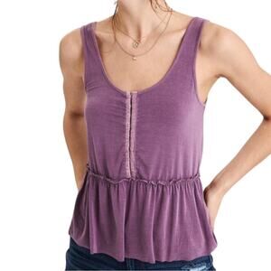 American Eagle Soft & Sexy Babydoll Tank Top In Purple Women’s Size Small